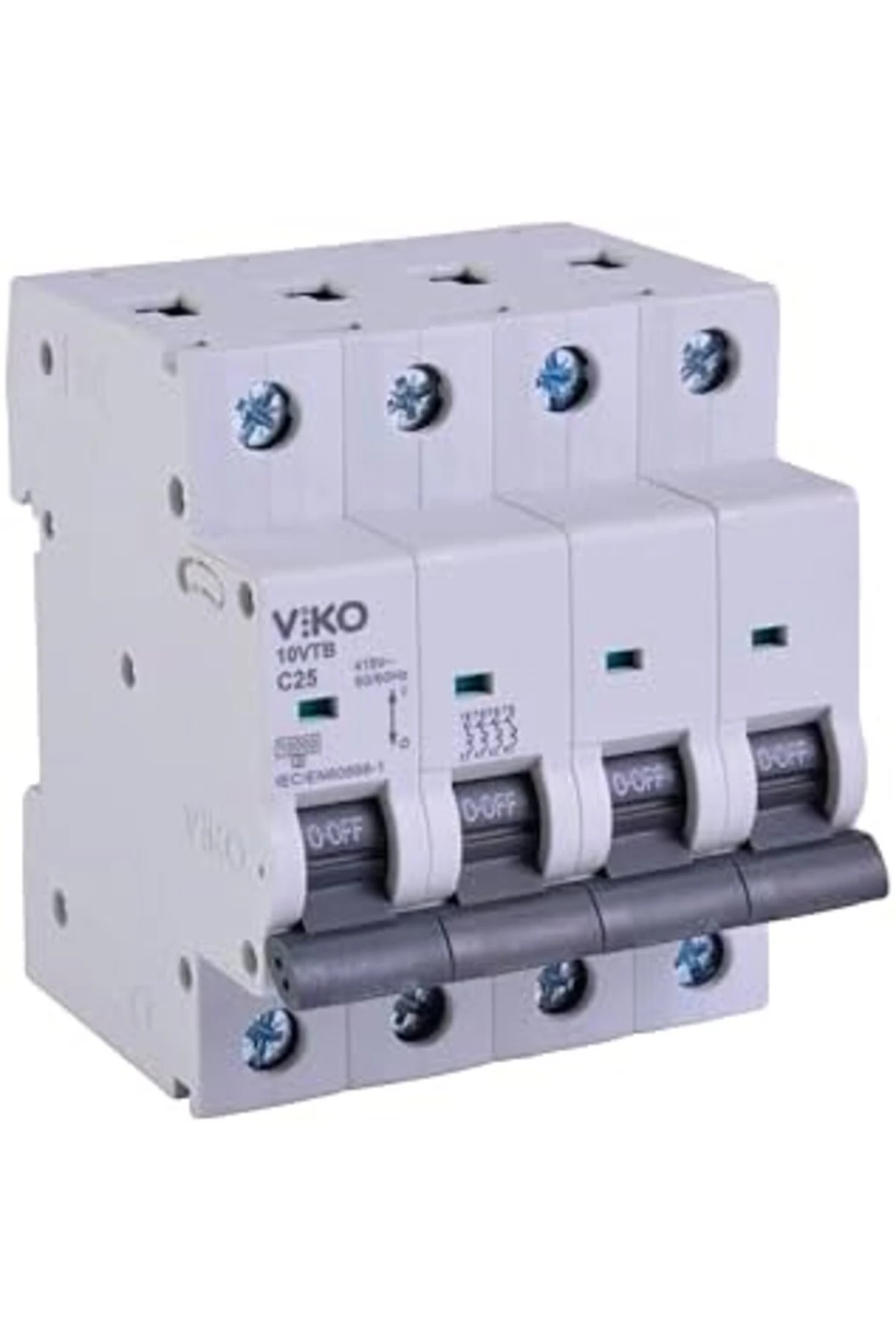 10VTB-4C25 Otomatik Sigorta 10kA C Tipi 4 Kutup 25A 1112232