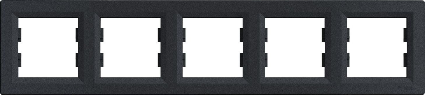 Asfora Plus Beşli Çerçeve Antrasit