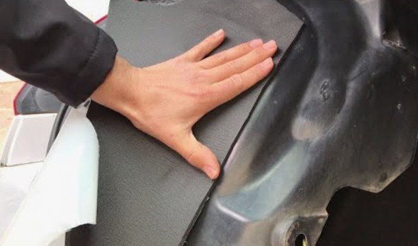 Oto Ses Isı Yalıtım Malzemesi Flexi Kauçuk Sünger Yapışkanlı 9mm Kalın 60CMX10MT