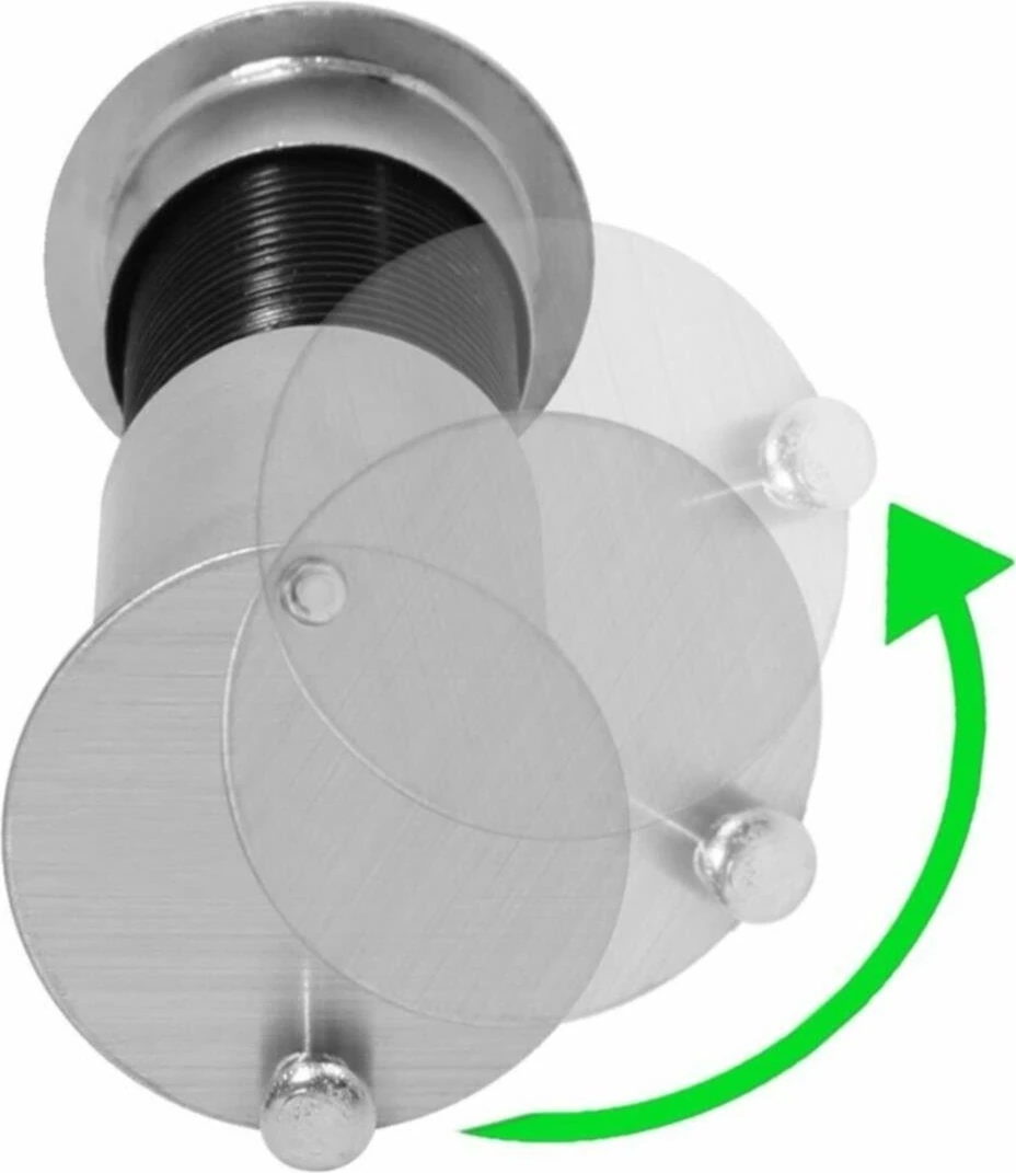 Kapaklı Kapı Dürbünü Çelik Kapı 60-90 mm Ayarlanabilir Dürbün