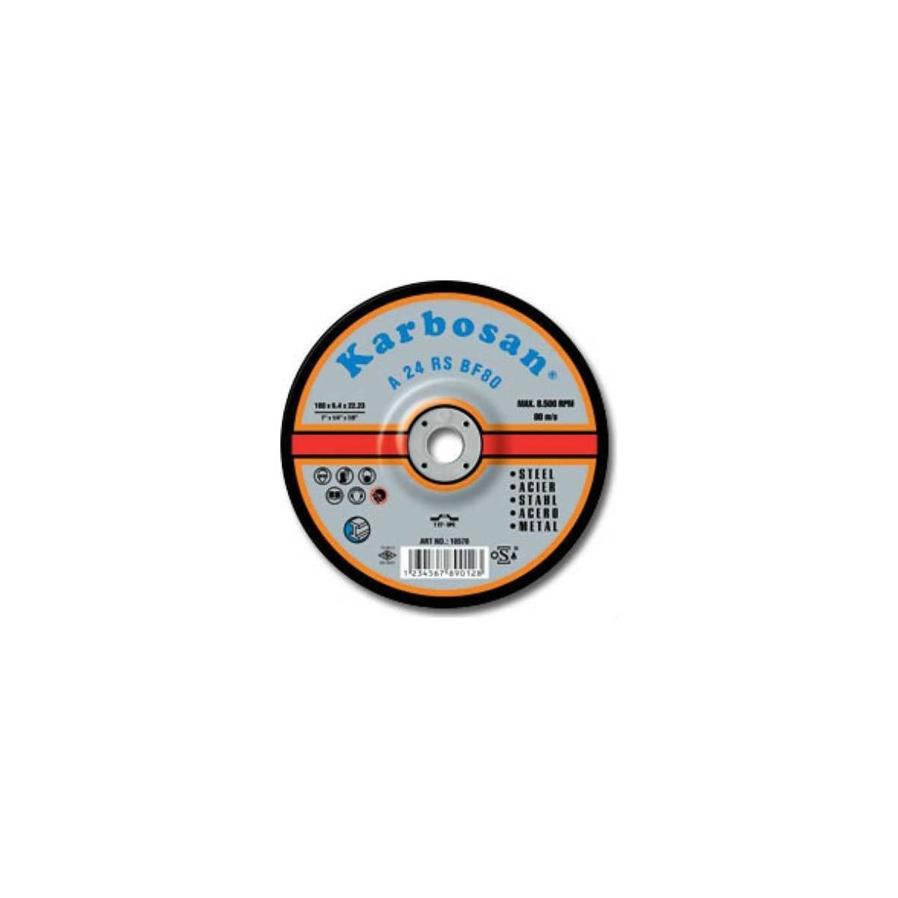 KARBOSAN Metal Taşlama Taşı 180 Mm