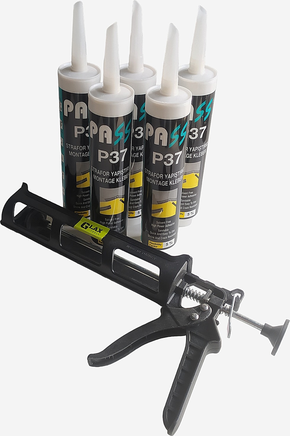 5 Adet Strafor Stropiyer Kartonpiyer Duvar Paneli Süpürgelik Yapıştırıcı + Tabanca