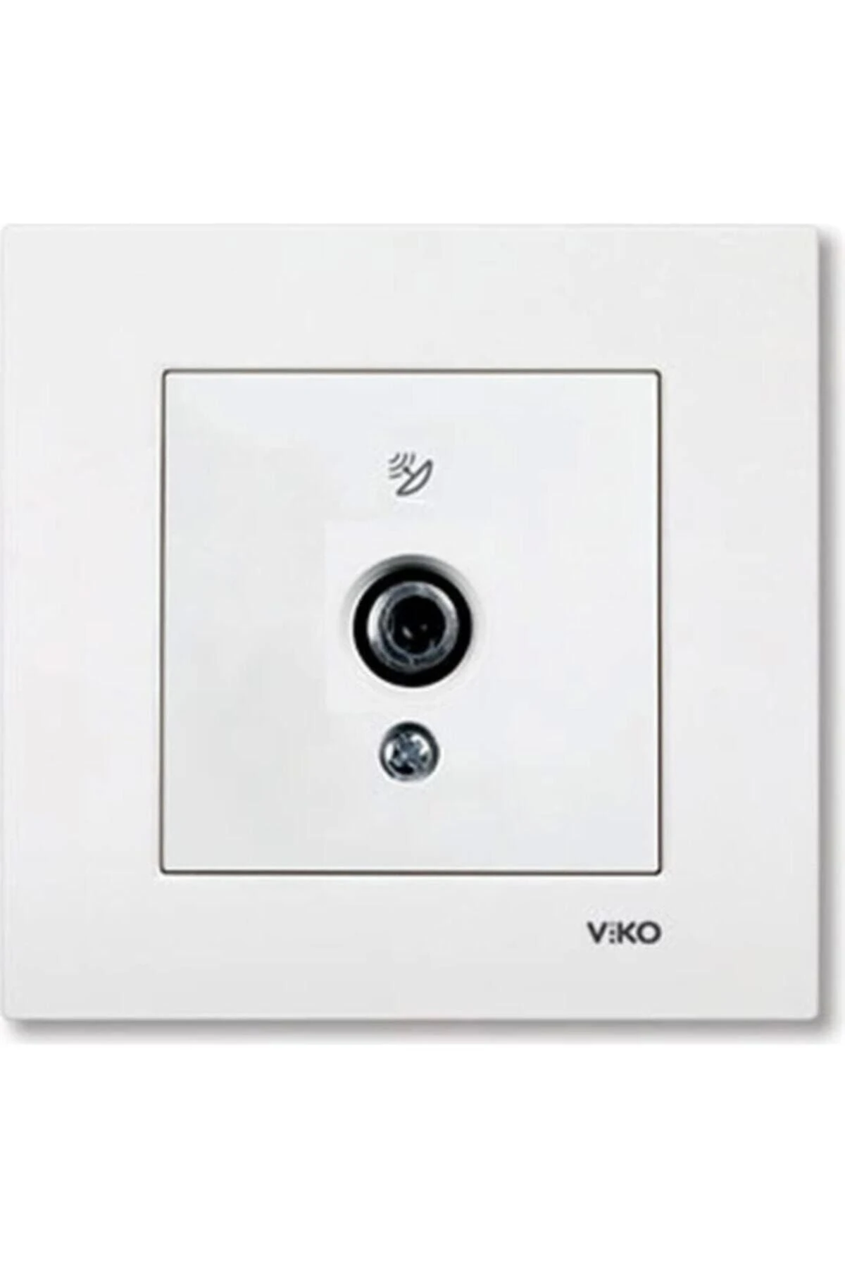 Viko Karre Uydu Prizi F Konnektörlü Sonlu - Beyaz