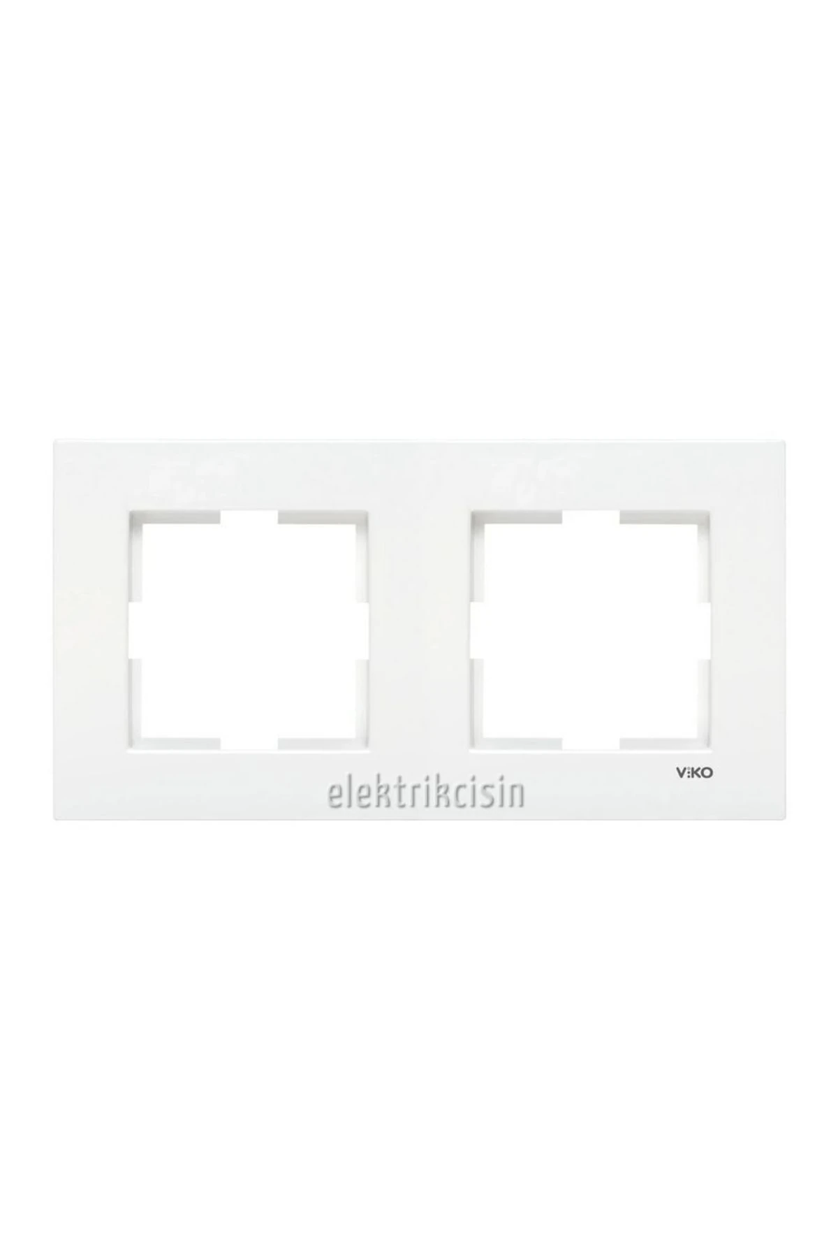 Karre Beyaz Ikili Çerçeve - 10 Adet
