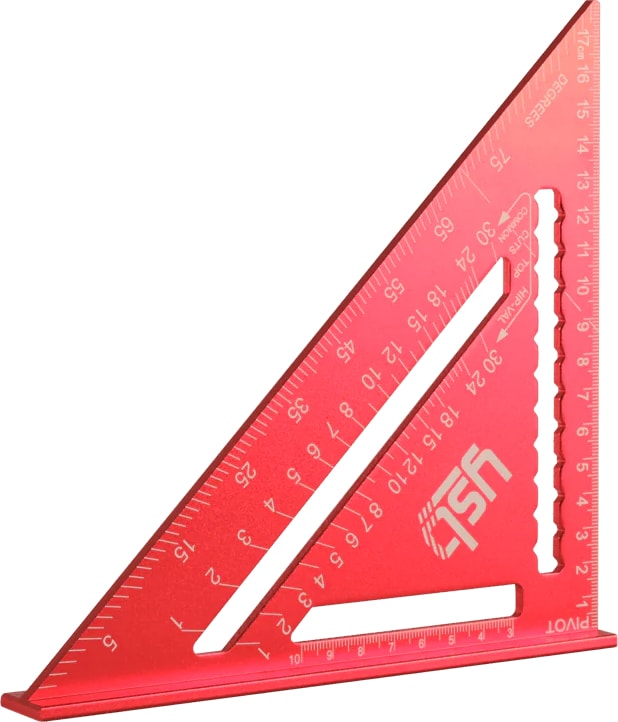 Alüminyum Üçgen Marangoz Gönye 18 cm