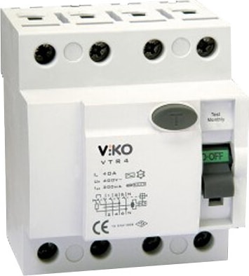 Yangın Koruma Rölesi 3X40A 300 Ma VİKO-VTR4-40300