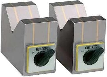 100X 50X 80MM Asimeto Çift Ölçüm Için Manyetik V-Yatak AS-609210