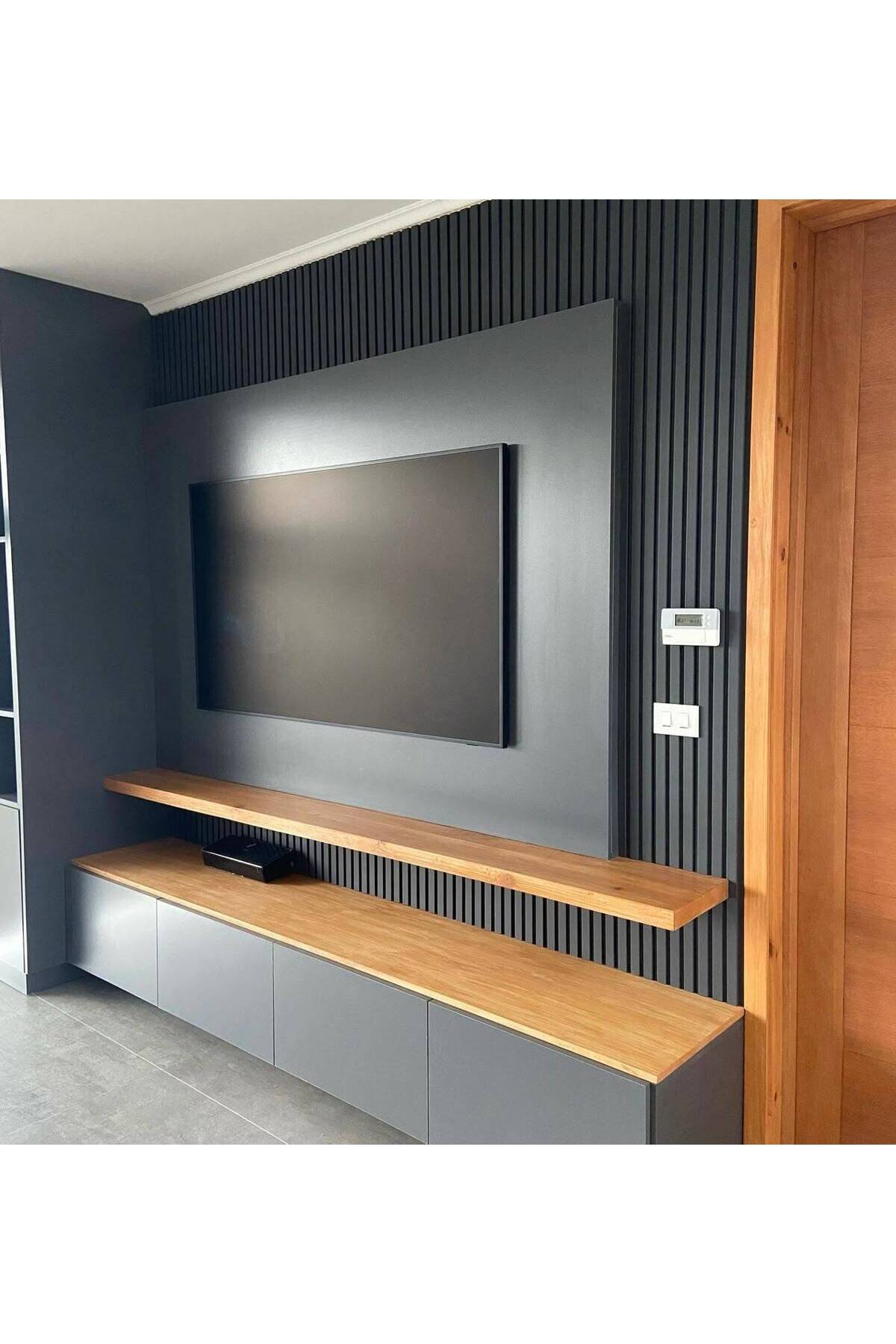 Ahşap Akustik Duvar Paneli 100x280 Cm Dekoratif Keçeli Duvar Paneli Mdf 100x280