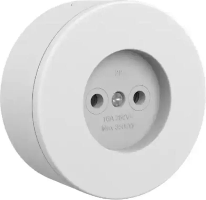 Xone Sıva Üstü Topraklı Priz, Beyaz Rukiyepazar