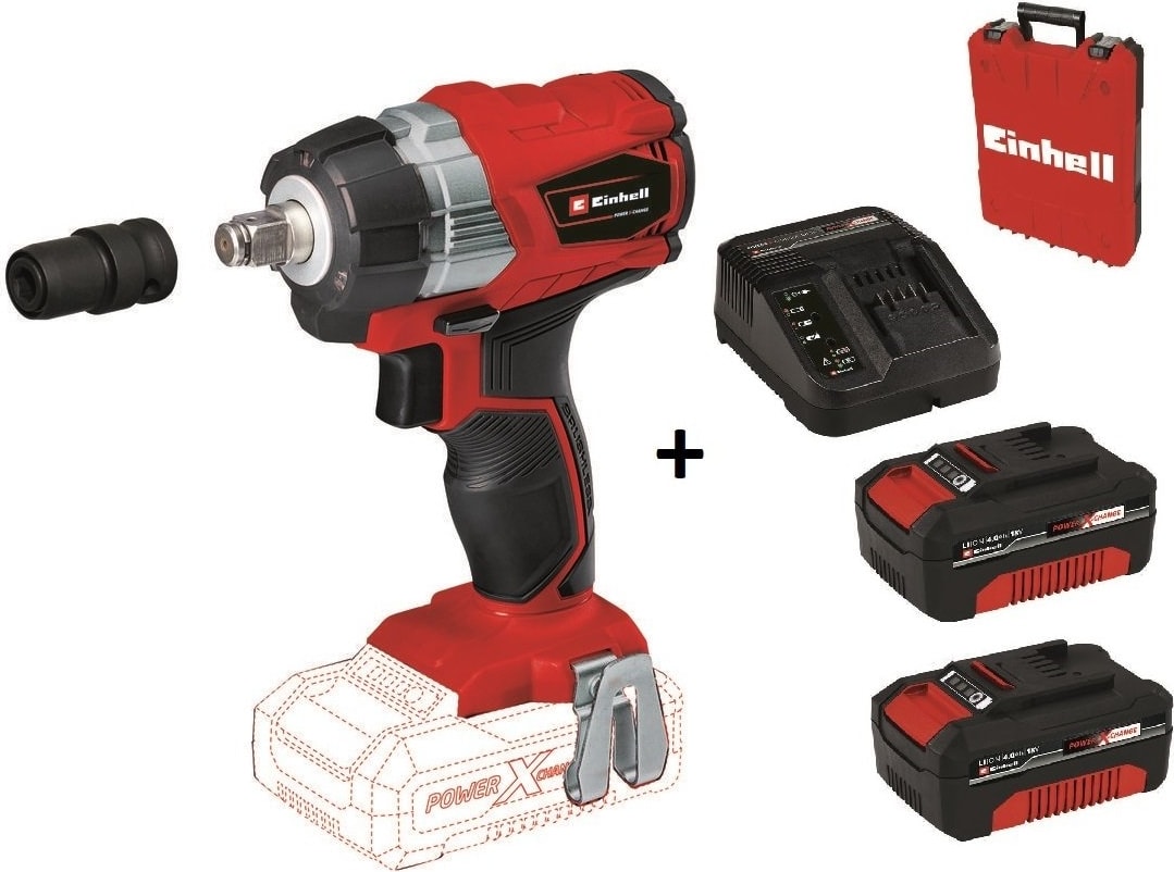 Te-Cw 18 Li Bl Akülü Şarjlı Somun Sıkma Kömürsüz + 2*4.0 Ah Starter Kit + Çanta