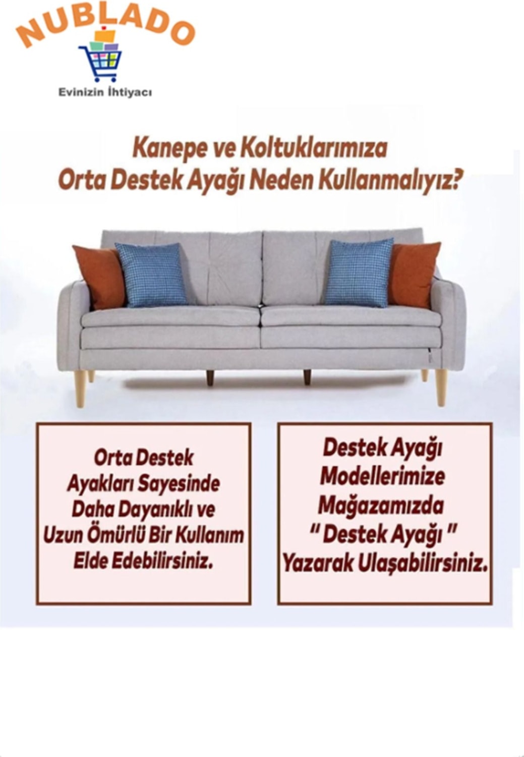 Ahşap (25 Cm) Sehpa Puf Tabure Tv Ünitesi Ayağı Ayakları M8 Civatalı Bağlantı Aparatlı 4'lü Set
