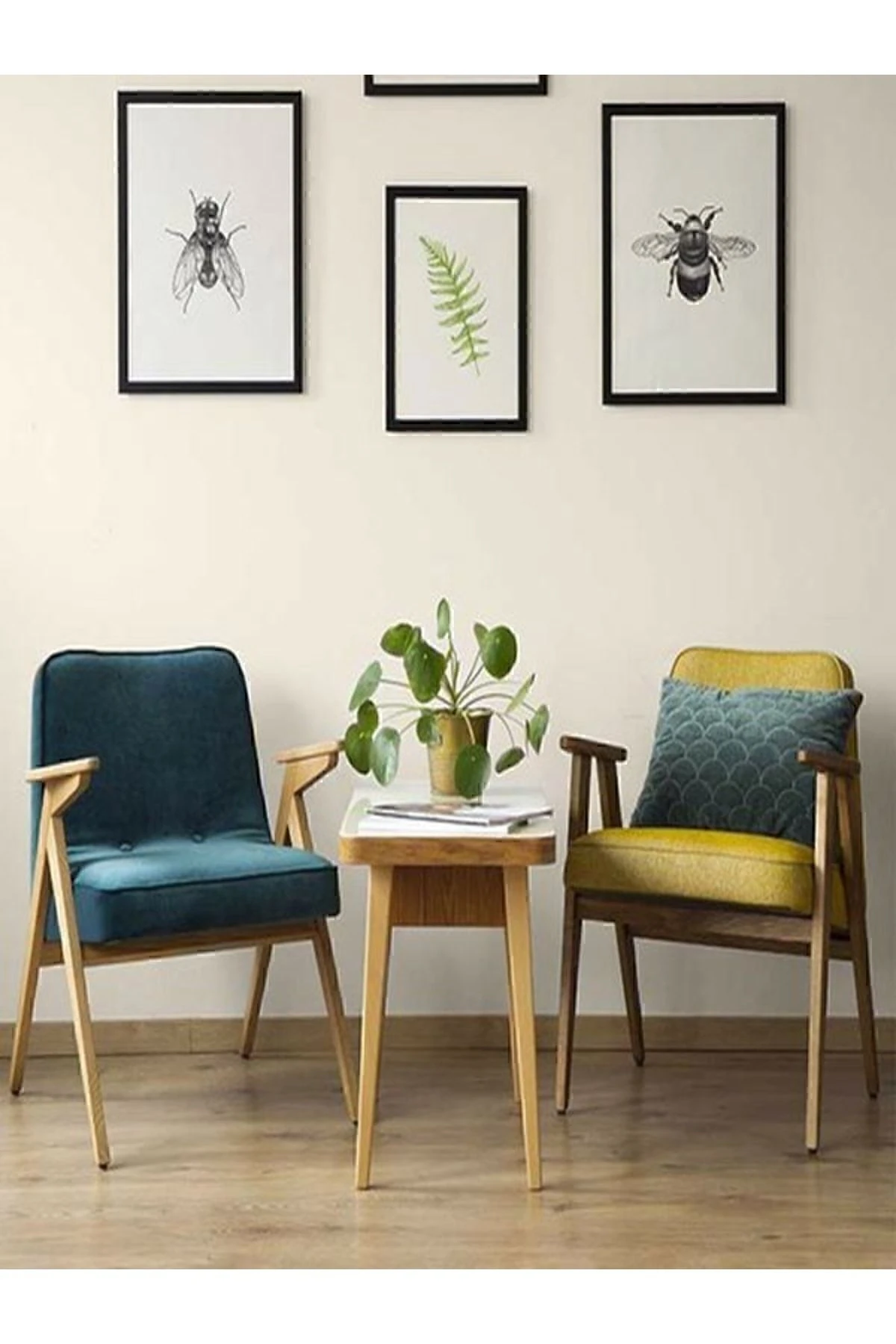 Tek Duvar Boyama Seti Keten