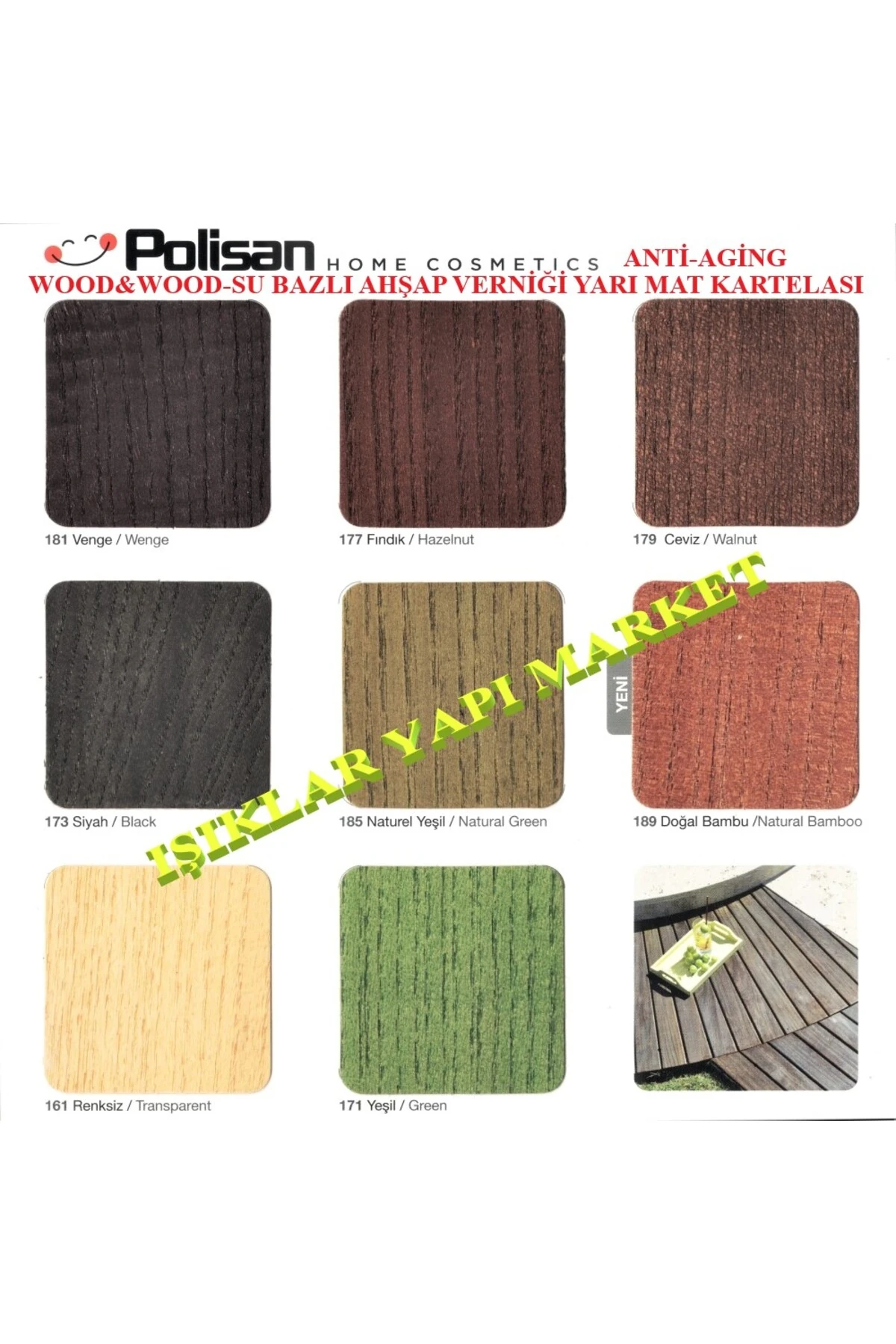 Wood&w-antiaging-ahşap Verniği-yarı Mat-su Bazlı-0,75litre (0,850KG.)-181-venge