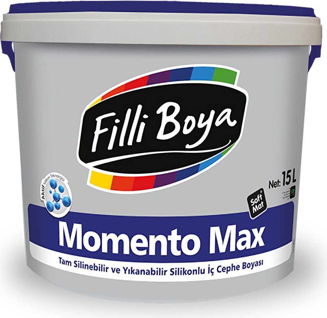 Momento Max Silinebilir Soft Mat Içcephe Duvar Boyası 15 Lt Ipeksi35