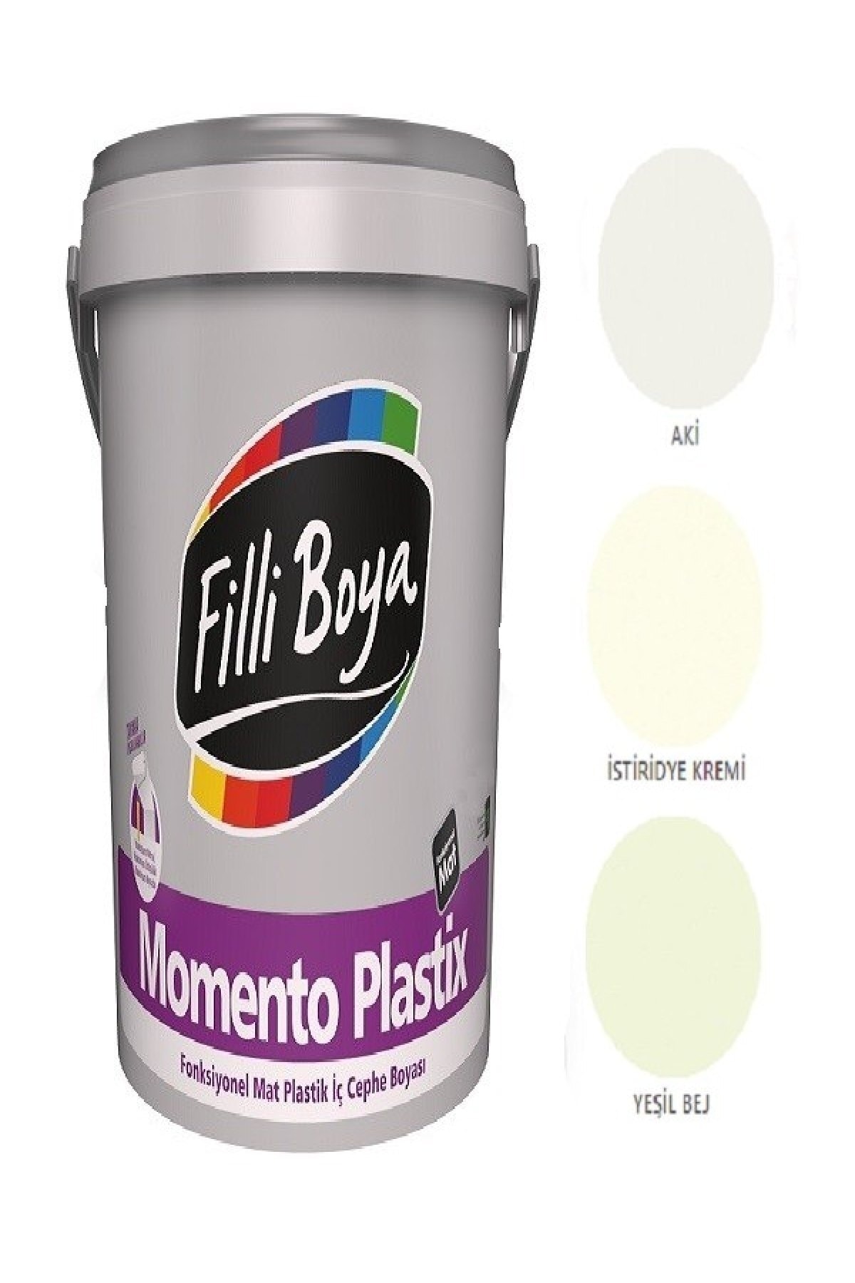Momento Plastix Fonksiyonel Mat Plastik Iç Cephe Boyası 15lt (pastel Pembe)
