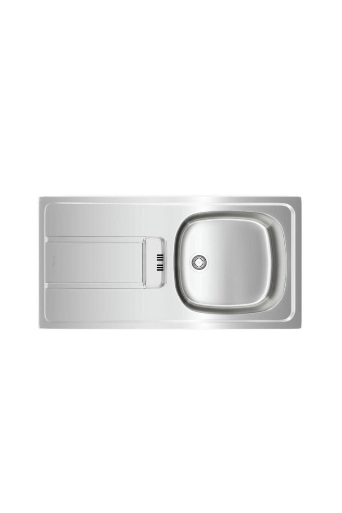 - Gravıty - Ankastre Sol Damlalıklı Eviye - Mikroketen Dokulu - 86 Cm - 115120044