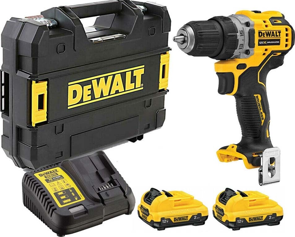 DEWALT DCD701D2 Kömürsüz Kompakt Matkap 12 Volt 2.0Ah