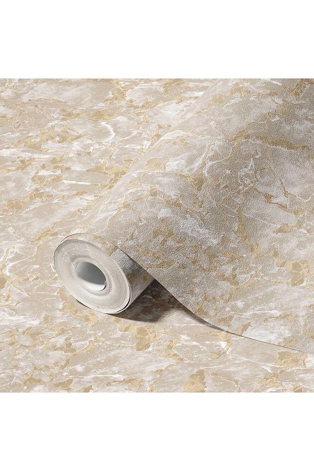 Roka 23103-2 Mermer Desenli Düz Sade Duvar Kağıdı