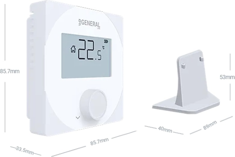 Aruna HT25S Rf Smart Wi-Fi Kablosuz Akıllı Oda Termostatı Tuya Destekli