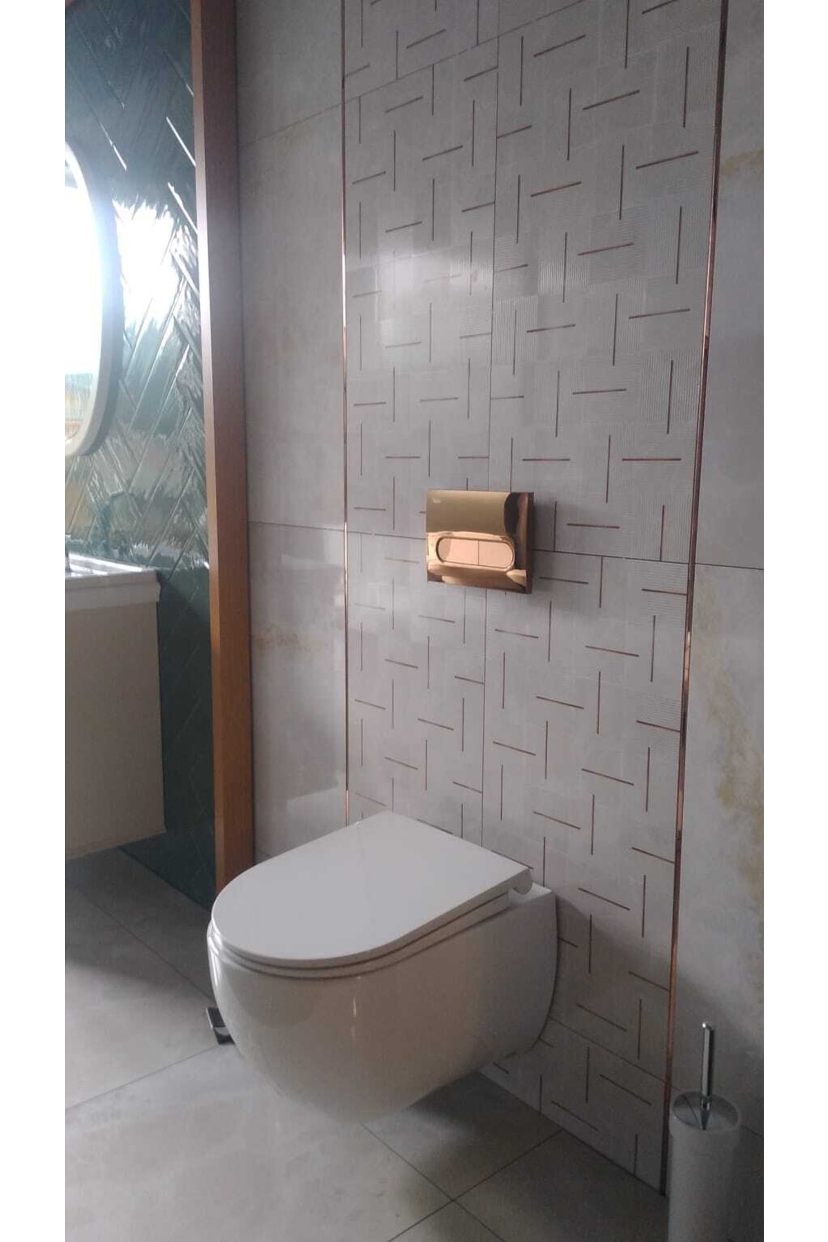 Gömme Rezervuar Kumanda Paneli Bakır