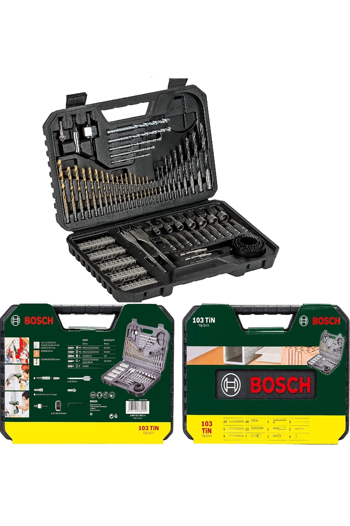 BOSCH Matkap Ucu Seti 103 Piece Toolbox Accessory Set Tool Bag