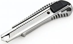 Maket Bıçağı Tek Bıçaklı Metal 18 mm