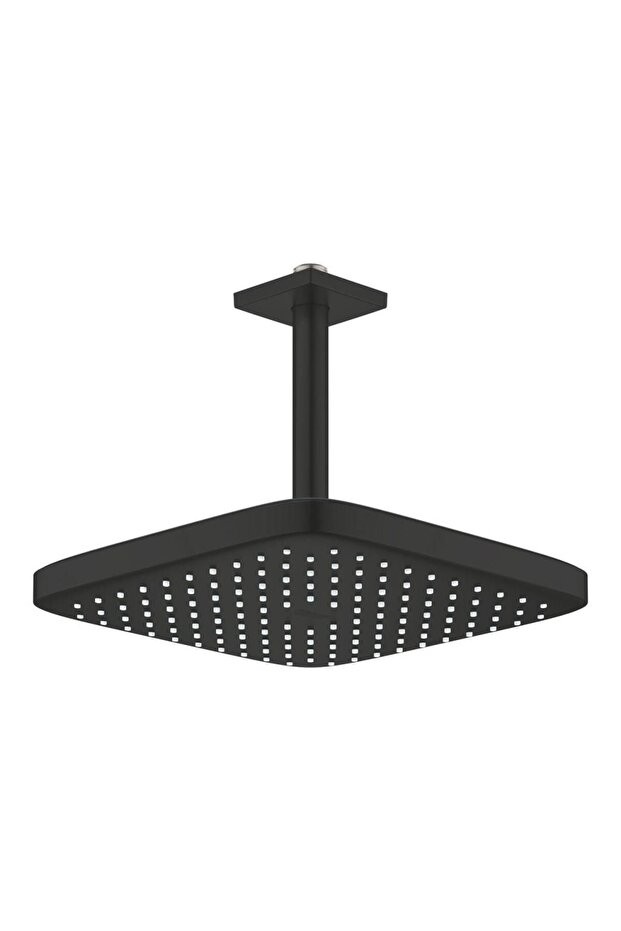 Tempesta 250 Cube Tepe Duşu Seti 142 Mm, Tek Akışlı Mat Siyah - 266882430 Siyah