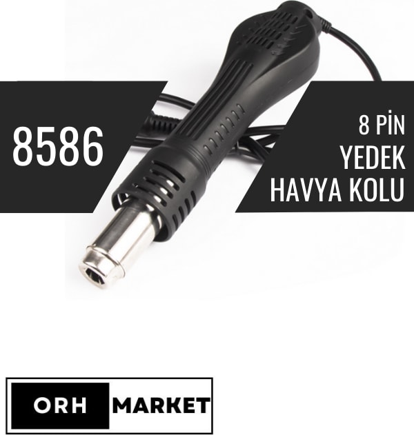 8586 Sıcak Hava İstasyonu Yedek Havya Üfleme Kolu 8 Dişi Pin