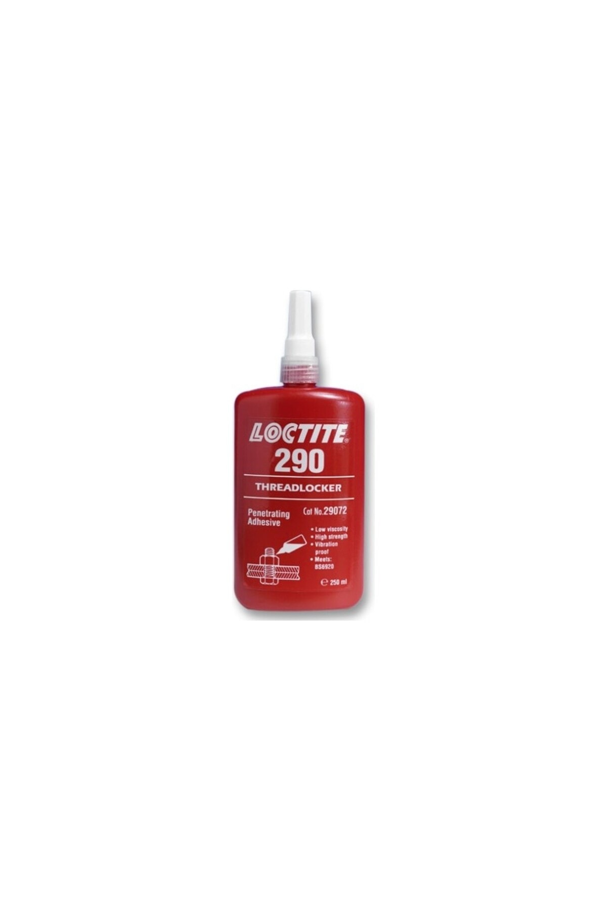 Loctite 290 Orta-Yüksek Mukavemetli Civata Sabitleyici 250 gr/ml