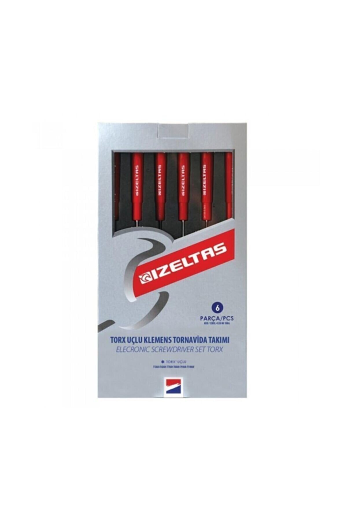 İZELTAŞ ELEKTRONİKÇİ TİP KLEMENS TORX TORNAVİDA SETİ 6 PARÇA