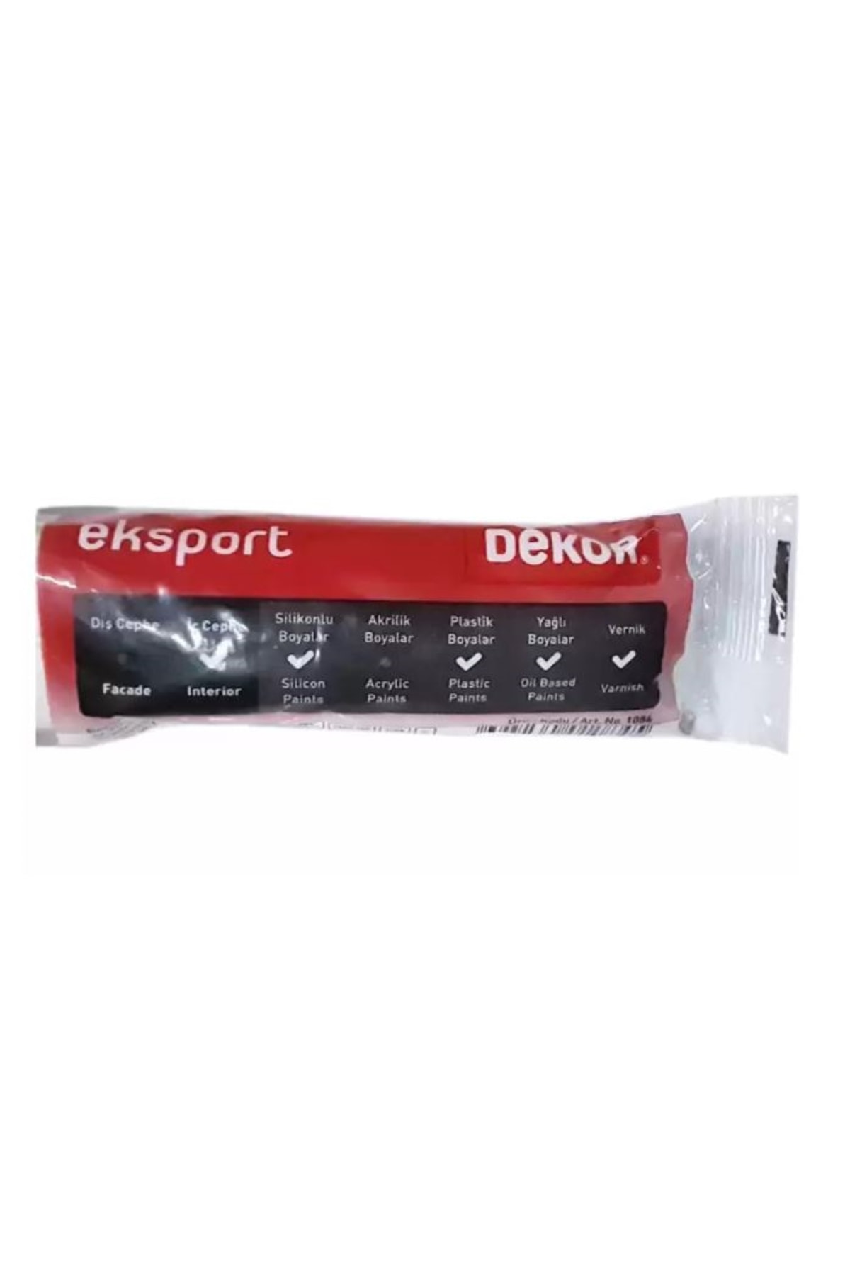 Profesyonel İç Cephe Saten ve Su Bazlı Boya Rulosu-Parmak Rulo YEDEKUç-Eksport Rulo (10cm) Code_1084