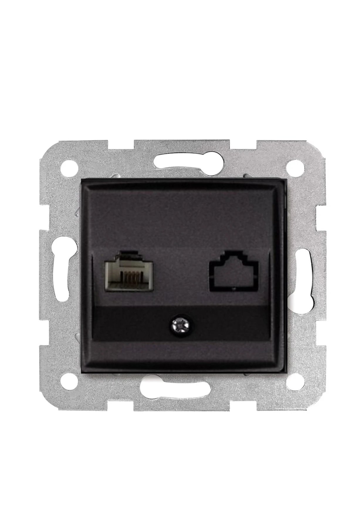 LİNNERA MEK.TUŞ TELEFON PRİZİ 1XRJ12 GECE SİYAHI