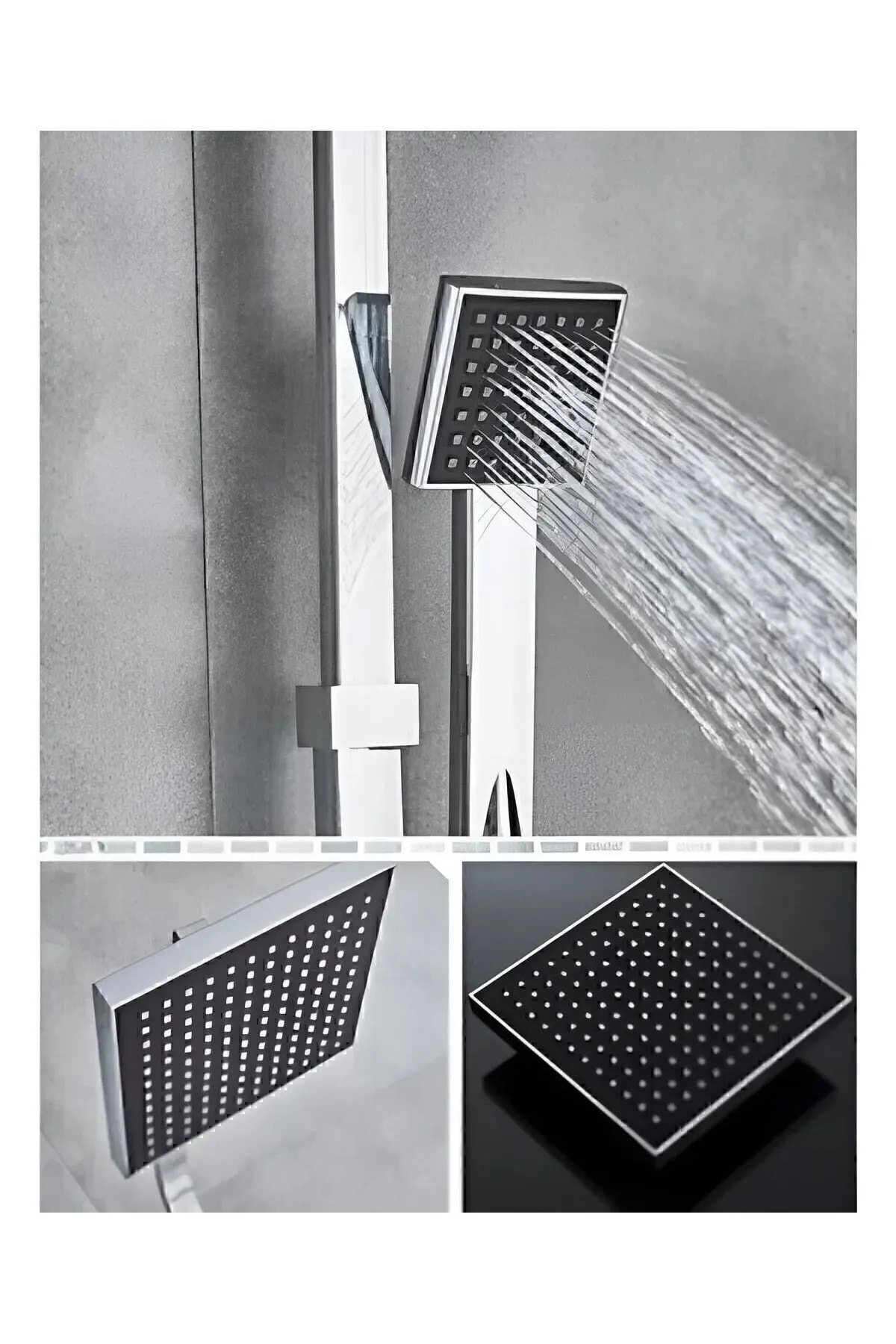 ROBOT YAĞMURLAMA TEPE DUŞ BANYO SETİ LÜX ROBOT DUŞ SETİ DUŞ ROBOTU