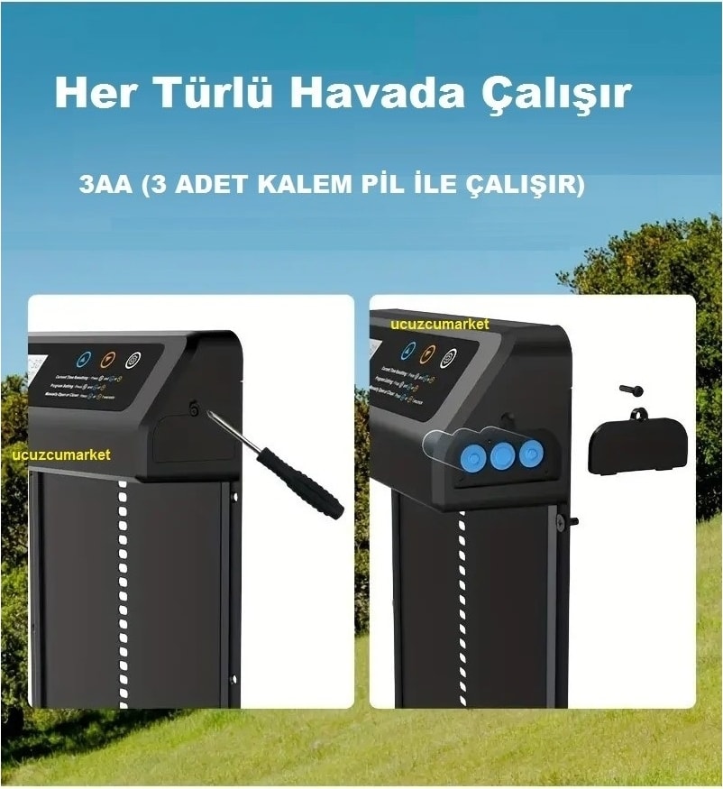 Zaman Ayarlı Programlanabilir Dijital Ekranlı Kümes Kapısı (Sıkışma Önleyici -Su Geçirmez)