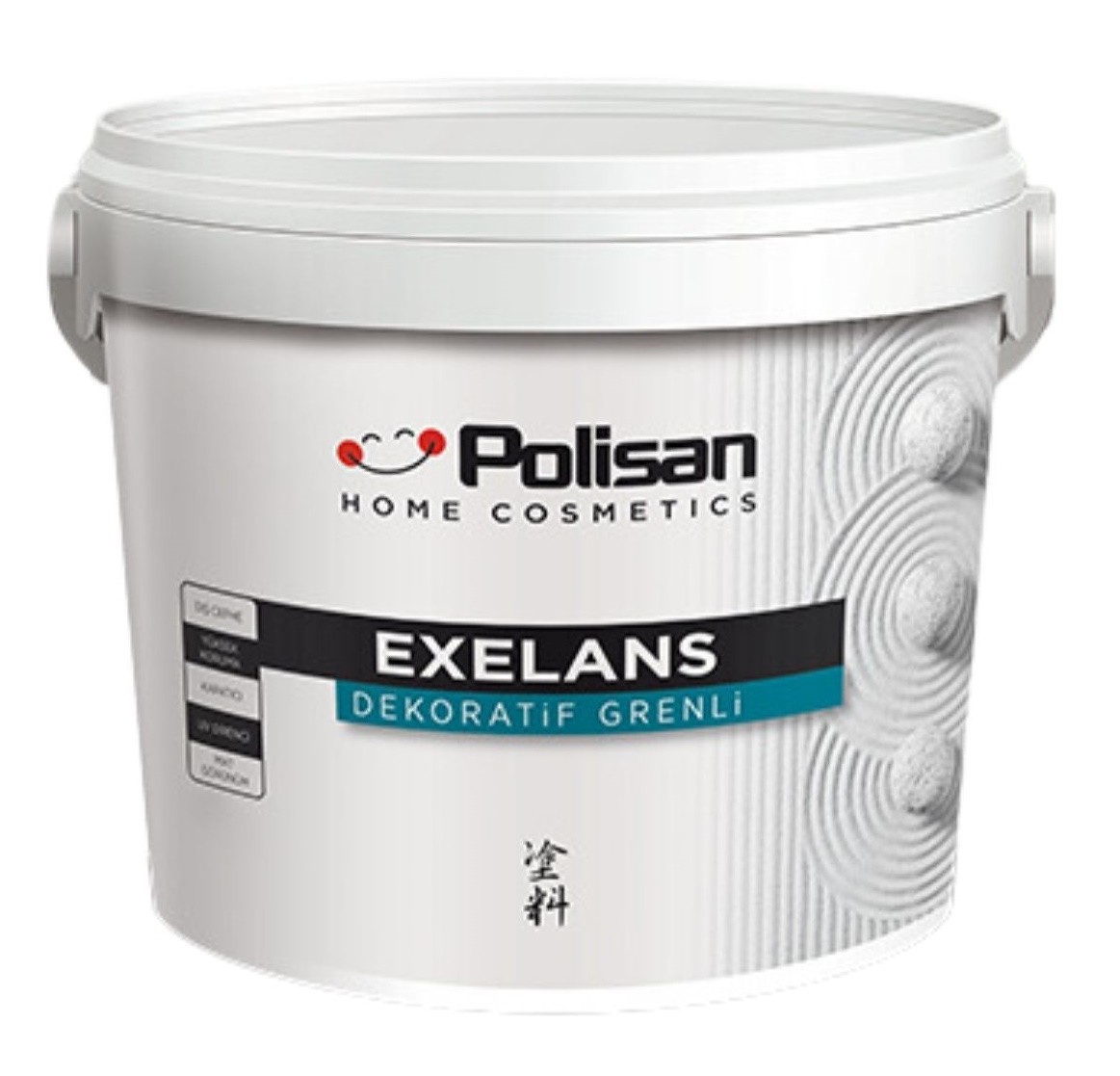 POLİSAN EXELANS DEKORATİF GRENLİ BEYAZ 25 KG