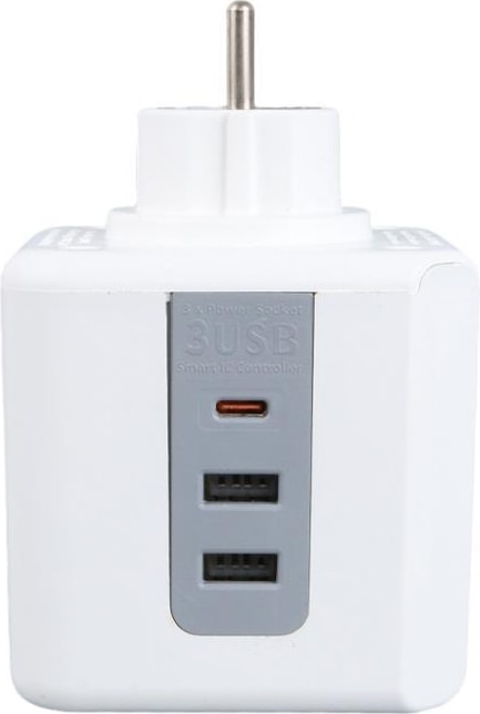 VE-23089 3 Soketli 2xusb+Type-C Çocuk ve Termal Korumalı Priz
