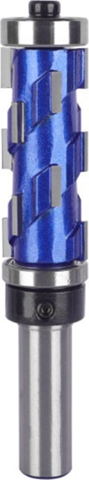Freze Kesici 12.7mm Shank 45MM Gömme Trim End Mill Katı Karbür Spiral Çift Rulman Cnc Router Bit Ahşap Için (Yurt Dışından)