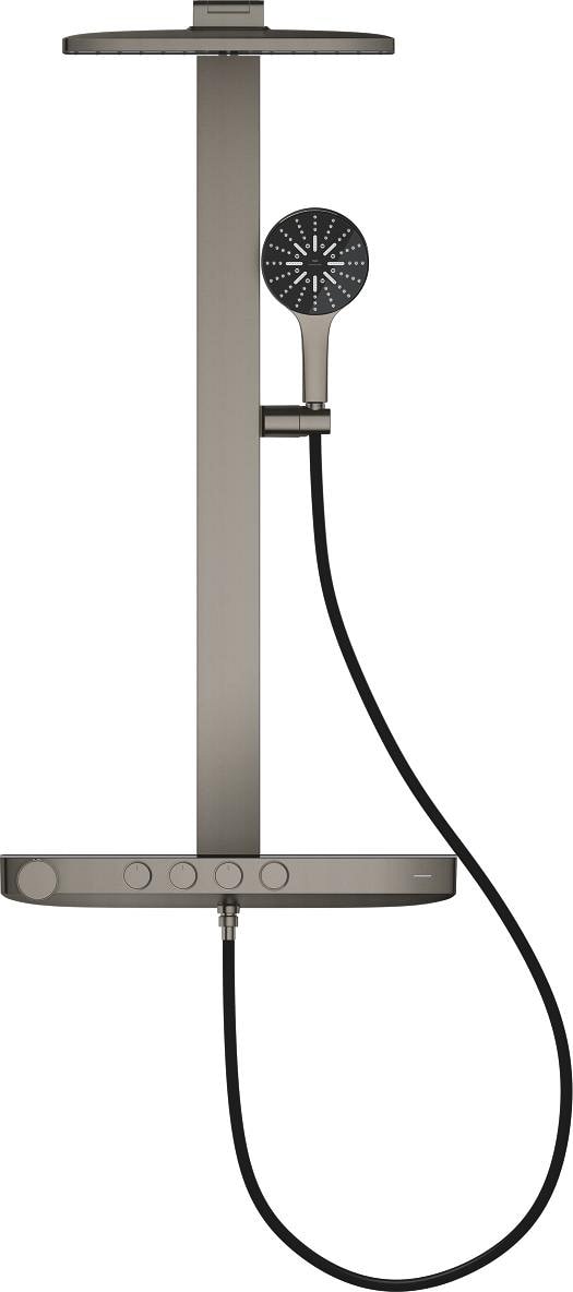 Rainshower Aqua Pure Duvara Monte Termostatik Bataryalı Duş Sistemi Br.hard Graphite – 100961AL00