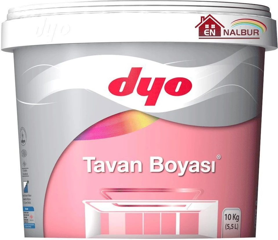 Dyo Tavan Boyası 10 kg Beyaz