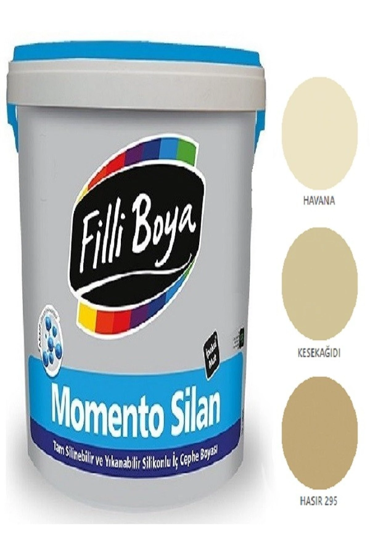Filli Momento Silan Tam Silinebilir Yıkanabilir Silikonlu Ipek Mat Boya 2,5lt (havana)
