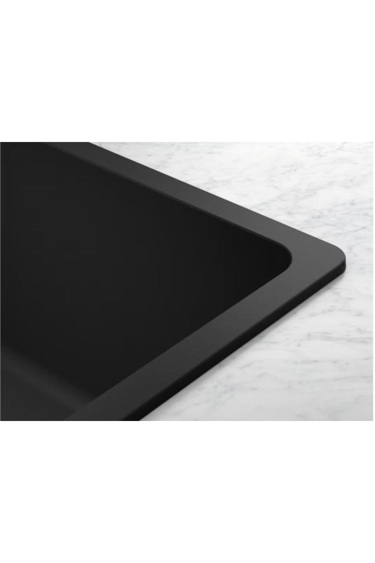 114.0661.642- Maris Mrg 610 52 Matt Black Granit Eviye