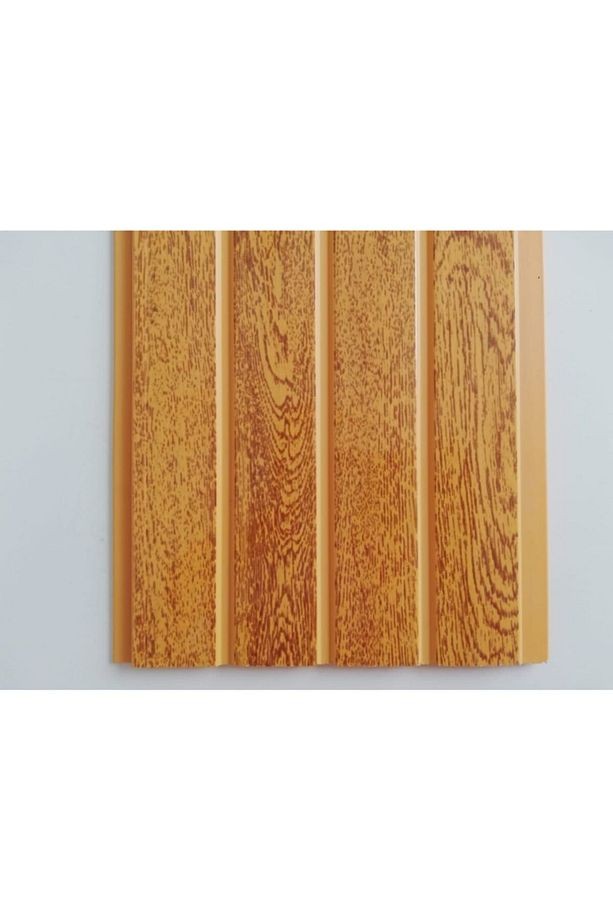 Fugalı Açık Meşe Plastik Pvc Duvar Tavan Lambiri / 10 Adet 20cm X 1 Metre - 2 Metrekare
