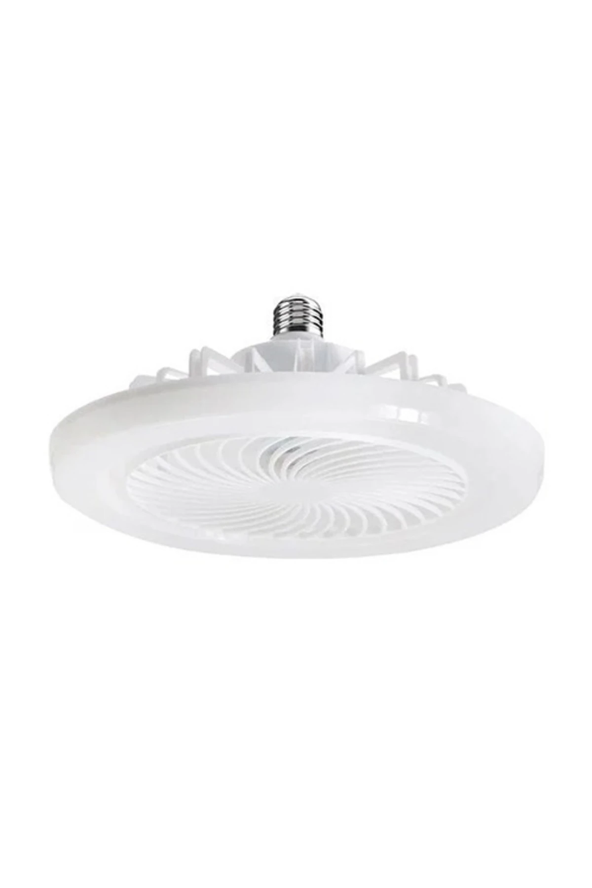 CT-1153 Poyraz Fanlı LED 42 Watt Ampul Lamba Beyaz Işık Vantilatör Aydınlatma E27 3 Renk Dim Ed
