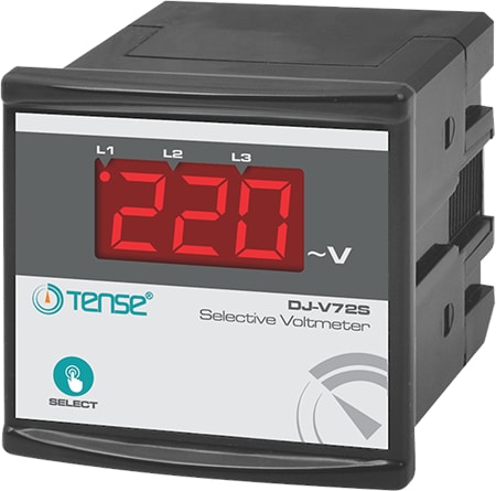 DJ-V72S Dijital Seçmeli Voltmetre 5V - 500V Ac (50/60 Hz)