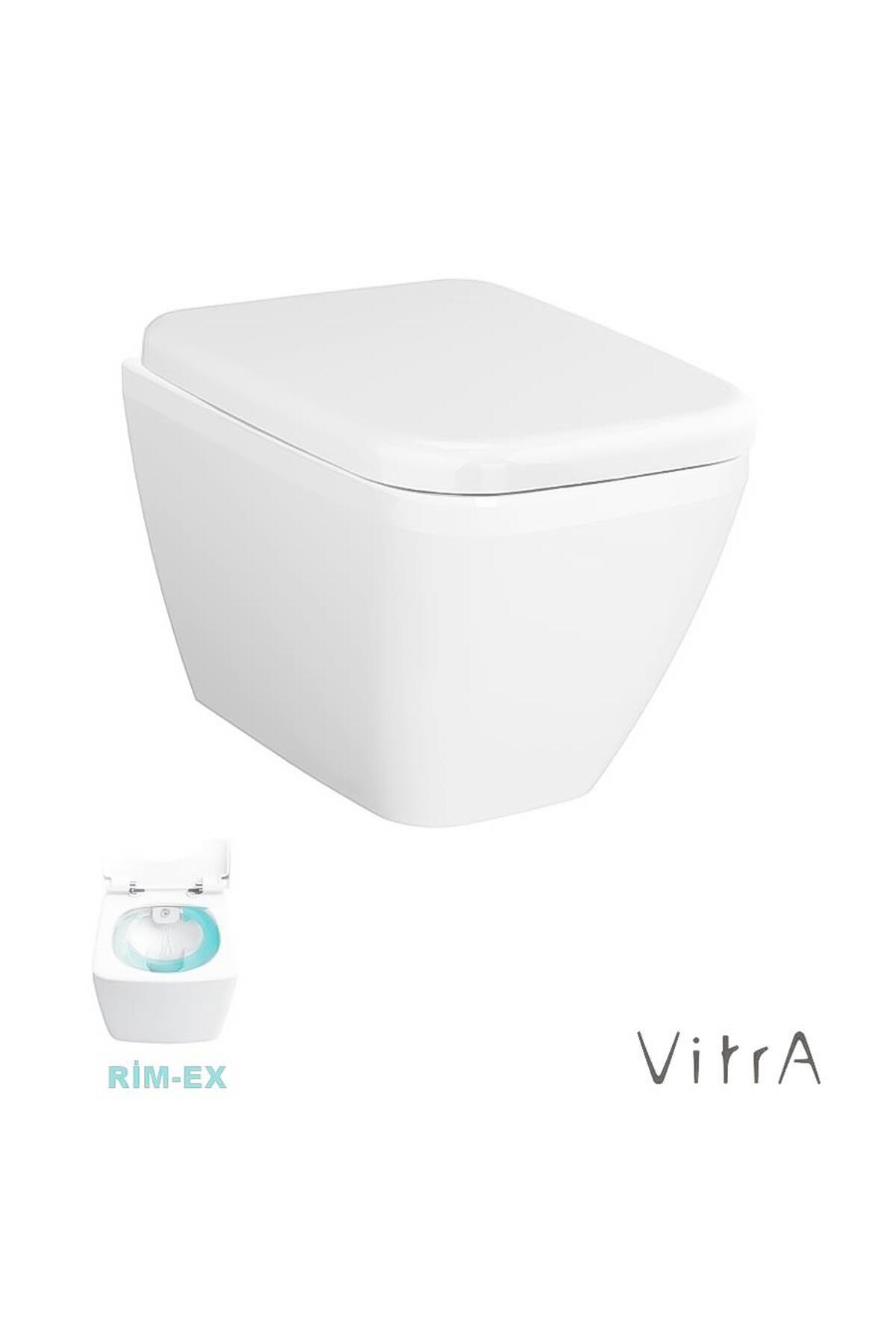 İntegra Square Kare Rimex Kanalsız Asma Klozet+ Yavaş Kapak (7082L003-0090)