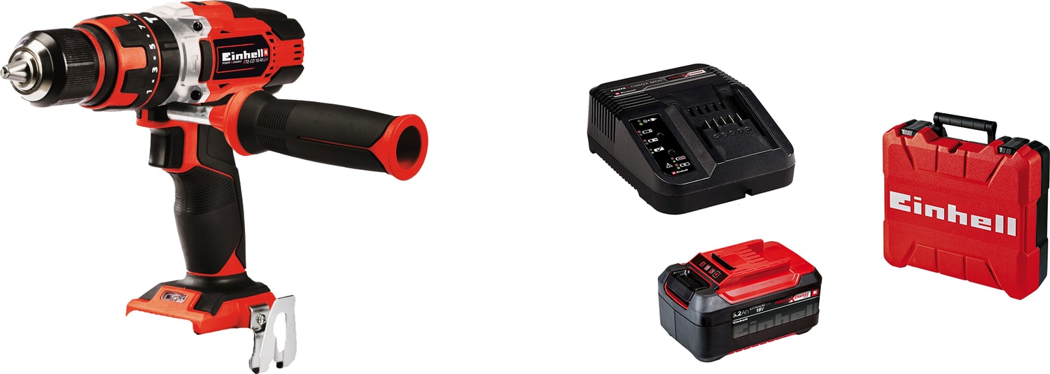 Te-Cd 18/48 Li-I Akülü Darbeli Matkap + 18V 5,2 Plus Akülü Çantalı Set
