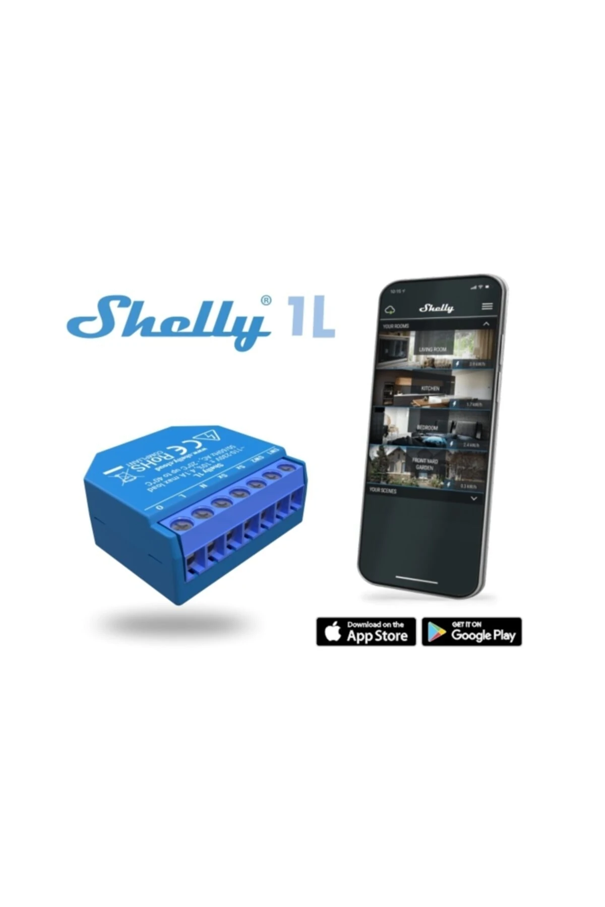 1l - Akıllı Wifi Işık Kontrol Röle Anahtarı 4.1a (aydınlatmanızı Uzaktan Kontrol Edin)
