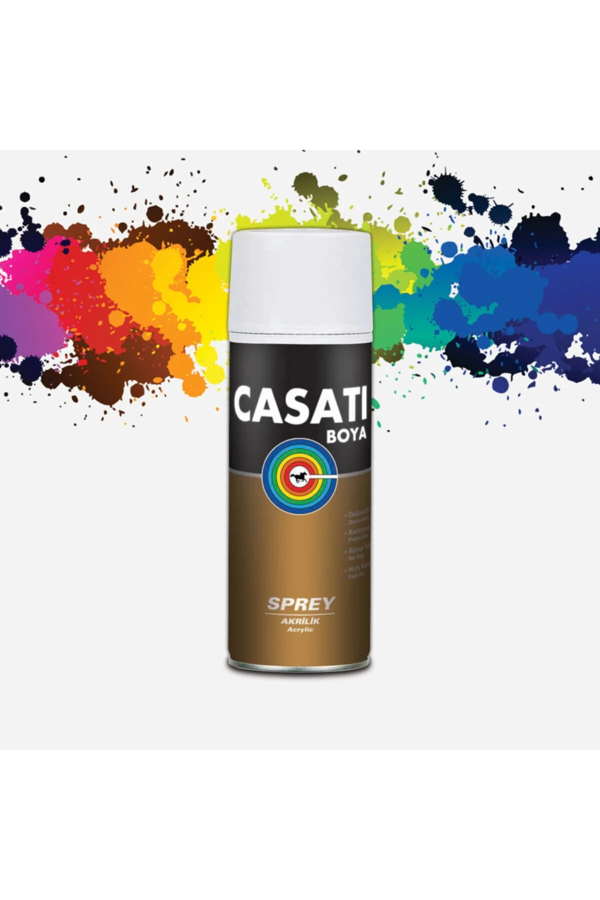 Sprey Boya 400 ml Düz Kahve Ral 8016