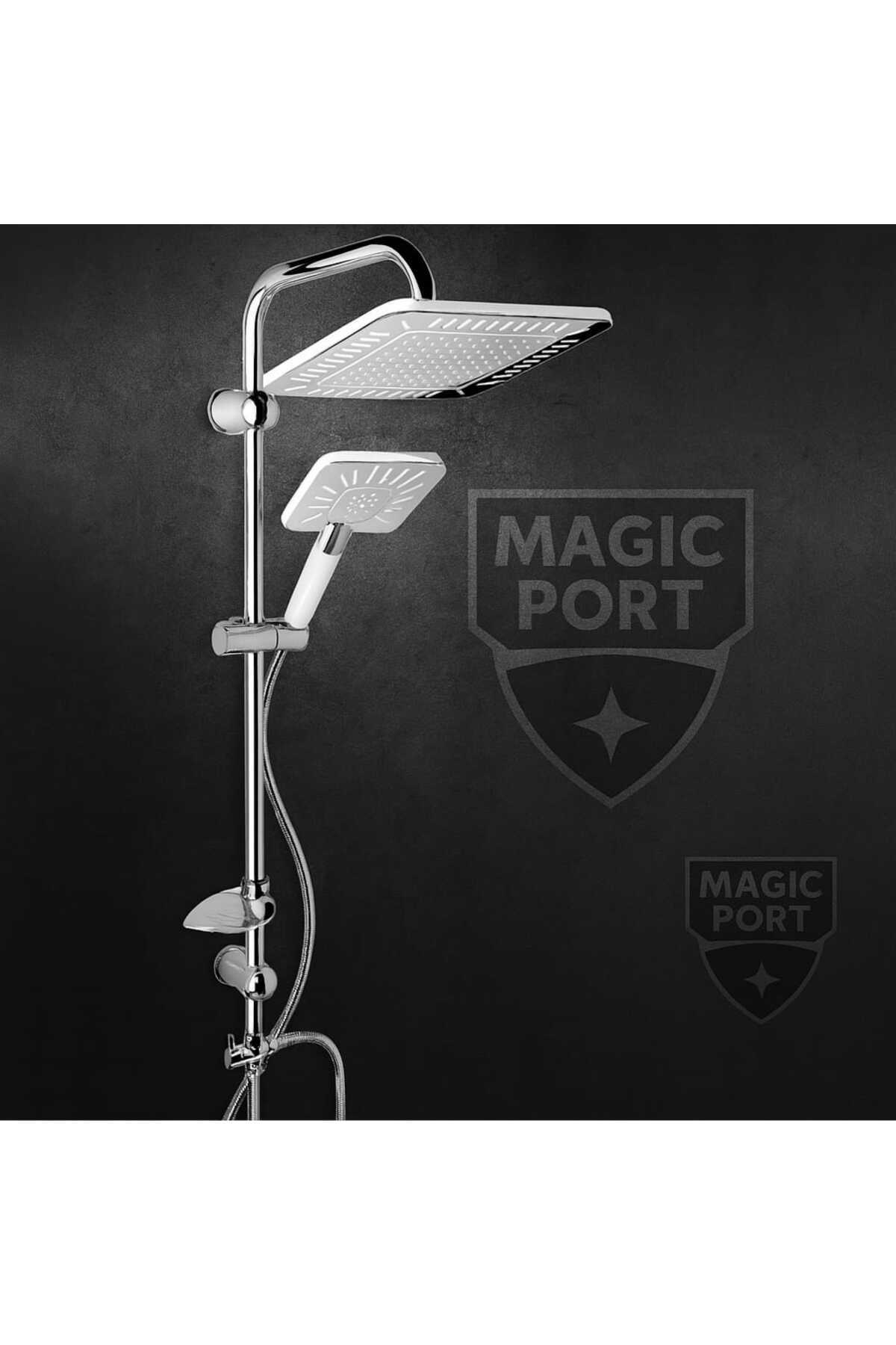 Robot Yağmurlama Tepe Duş Başlığı Seti  Lüx