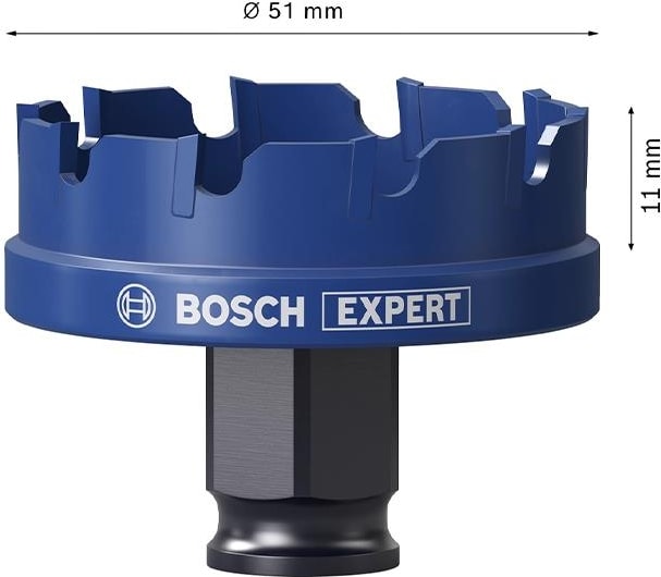 BOSCH 51 mm Çelik-Inox Için Özel Seri Panç 2608900500